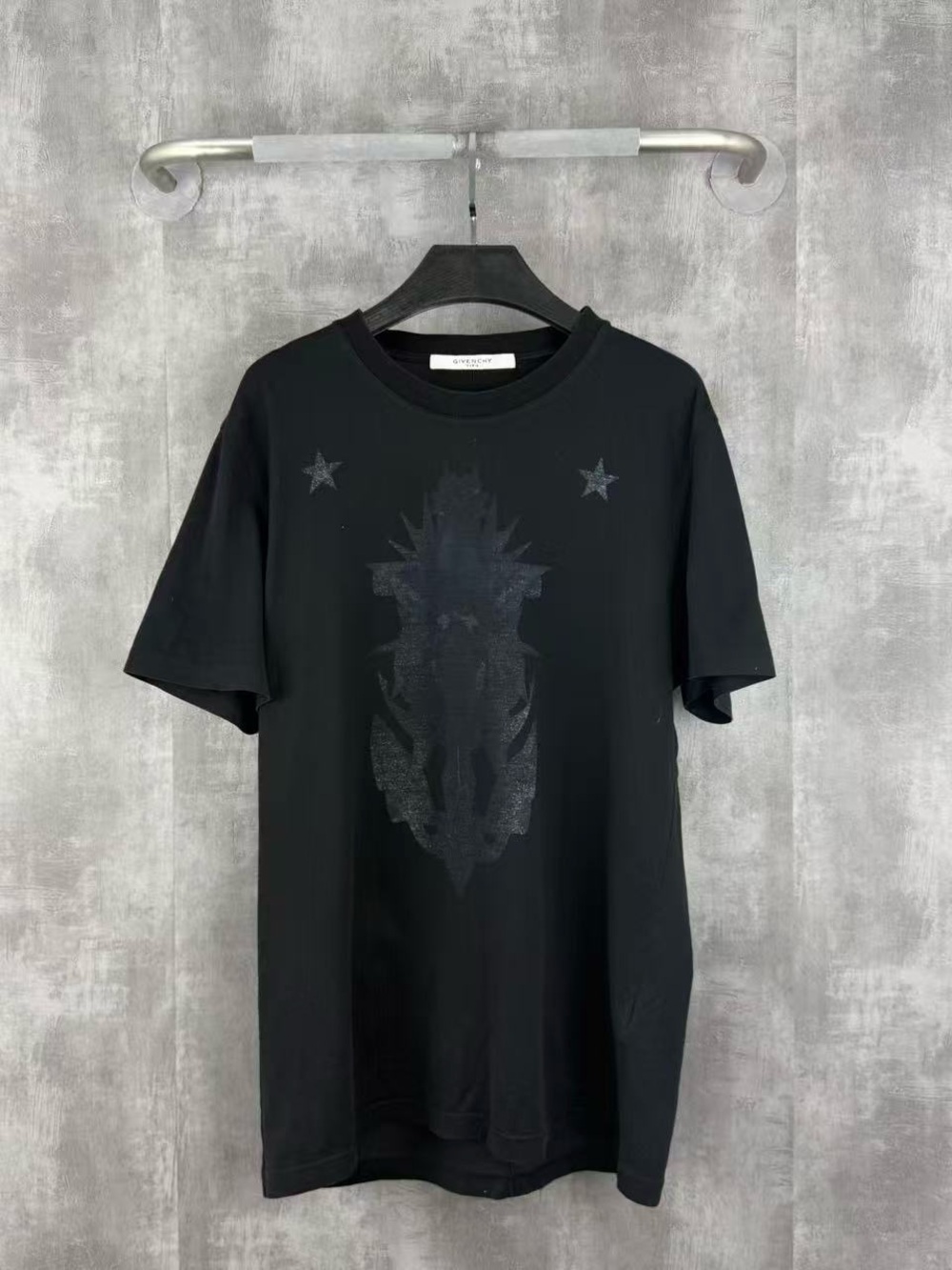 🚩steal Givenchy Black Star Crest Short Sleeve Tee